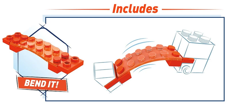 Mega Construx Inventions Blue Brick Building Set