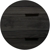 Fynn Table de chevet 2 tiroirs Chêne gris