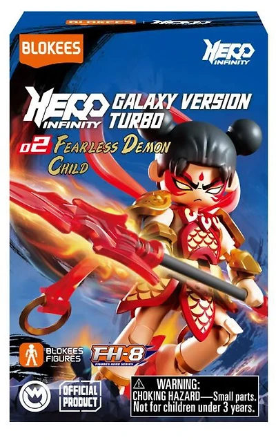 Blokees Hero Infinity- Galaxy Version 9PC PDQ Wave 2 - English Edition