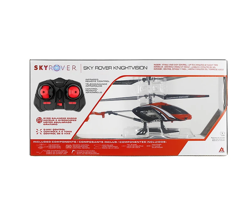 Hélicoptère télécommandé Sky Rover KnightVision - Notre exclusivité