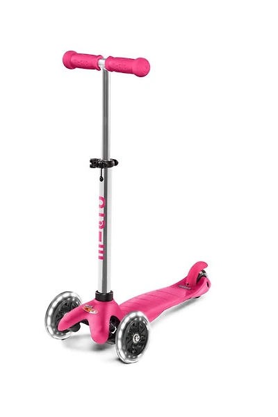 Trottinette Micro Mini Plus Led/Rose - Notre exclusivité