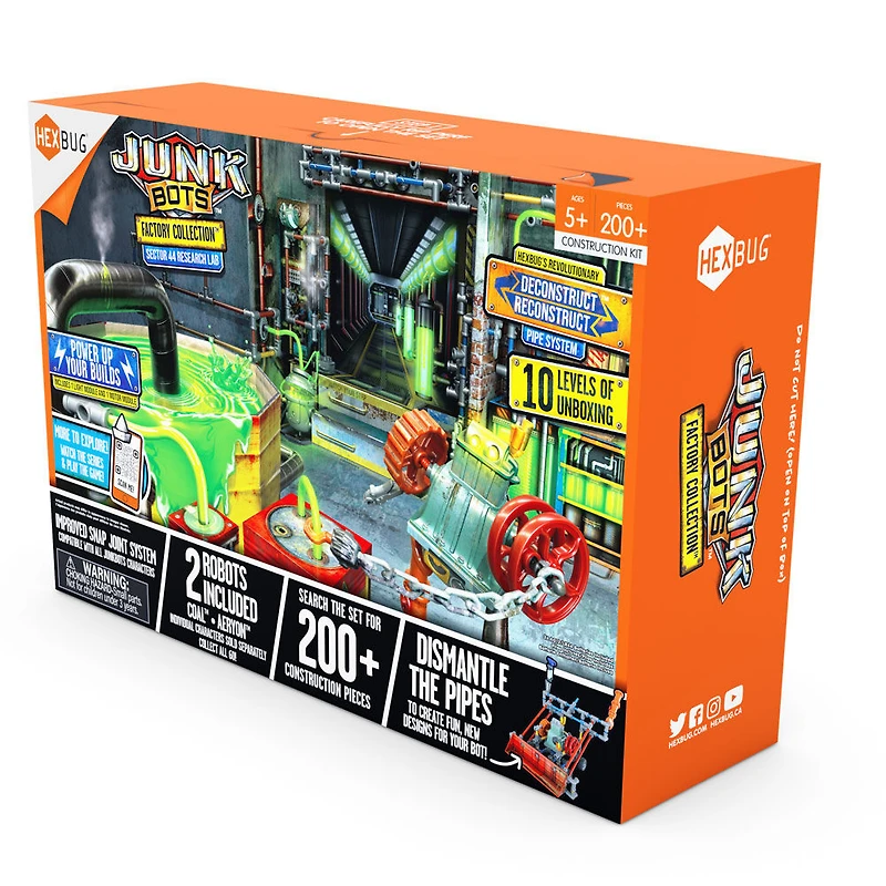 Petit Habitat Usine Junkbots, Laboratoire De Recherche Secteur 44, Hexbug