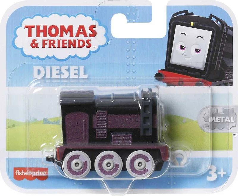 Thomas & Friends Toy Train, Diesel Diecast Metal Engine, Push-Along Vehicle for Preschool Kids