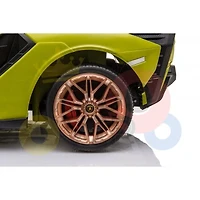 KidsVip 12V Enfants et Tout-Petits 4x4 Lamborghini Sian Edition Voiture Eléctrique avec Commande à Distance - Vert - Édition anglaise