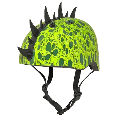 Krash - casque de vélo pour jeunes 8 ans et plus Skull Swarm - vert