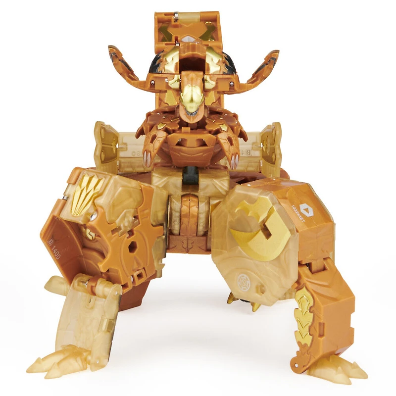 Bakugan, Ultimate Viloch, Bakugan exclusif 7 en 1, avec BakuCores et cartes à collectionner, figurine articulée Geogan Rising à collectionner