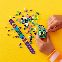 LEGO DOTS Bracelet et décoration pour sac Tigre fluo 41945 (188 pièces)