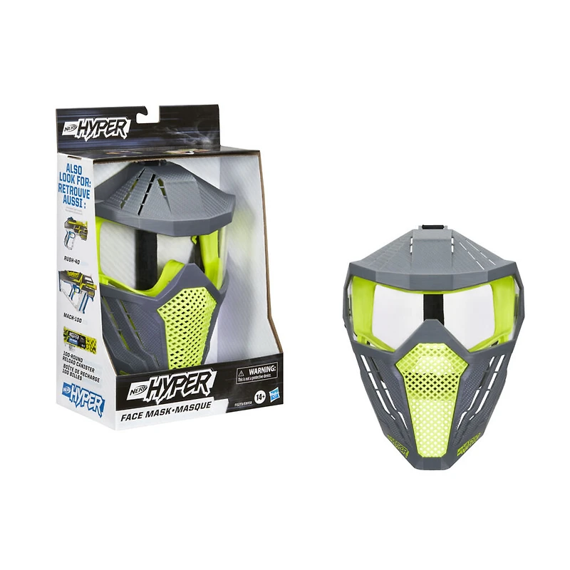 Nerf Hyper, masque ventilé avec sangle ajustable