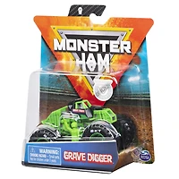 Monster Jam, Official Grave Digger Monster Truck, Die-Cast Vehicle, Training Trucks Series, 1:64 Scale