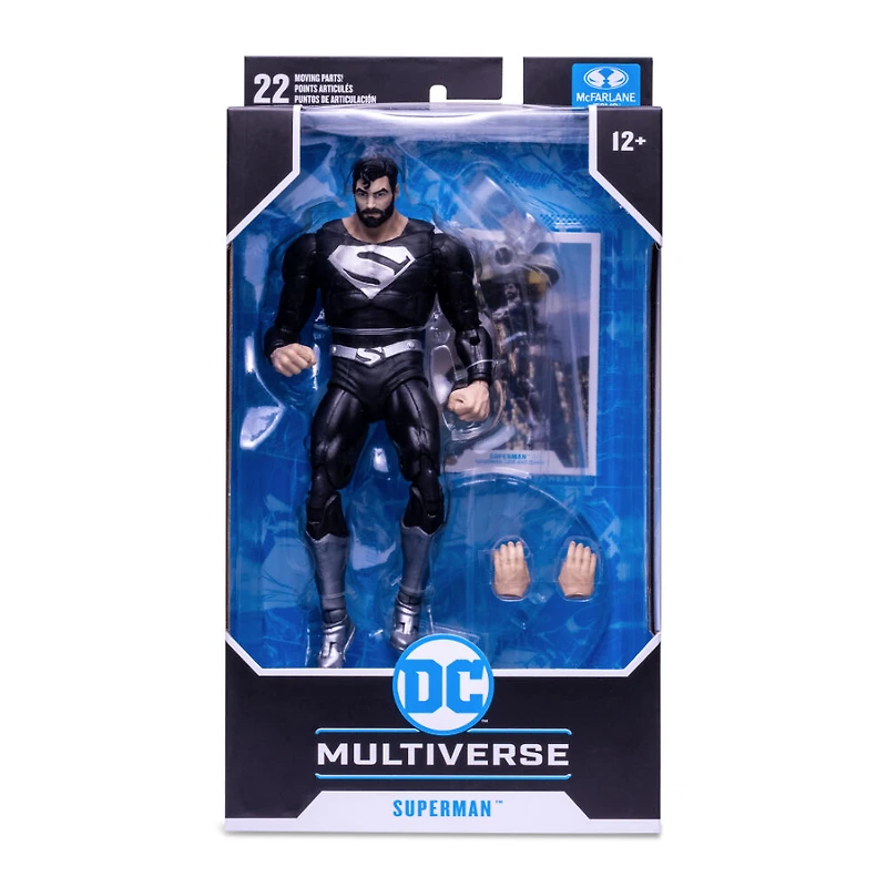 DC Multiverse - Solar Superman (Costume Noir) Figurine