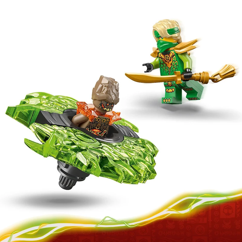 LEGO NINJAGO Lloyd vs. Earth Monster Spinner Building Toy for Boys, Girls, & Kids, Ages 6+ - 71850