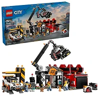 LEGO City Scrapyard with Cars - Learning and Educational Toy for Pretend Play - Gift Idea - 60472
