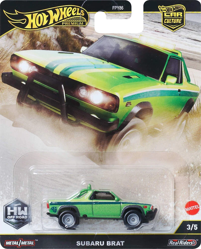Hot Wheels Premium Car Culture Off Road Subaru B.R.A.T. Véhicule miniature de collection à l'échelle 1:64