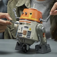 Star Wars Chatter Back Chopper, Star Wars Animatronic Toys for Kids, 40+ Sound & Movement Combos