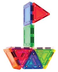 Magformers TileBlox - Coffret de construction Rainbow de 20 pièces magnétiques - les motifs peuvent varier