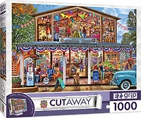 1000PC EZgrip Cut-Away "Hometown Market" De Plus Grandes Pièces 1000 Pièces Casse-Tête