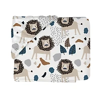 Koala Baby - 1 Pk Flannel Sheet Lion Safari