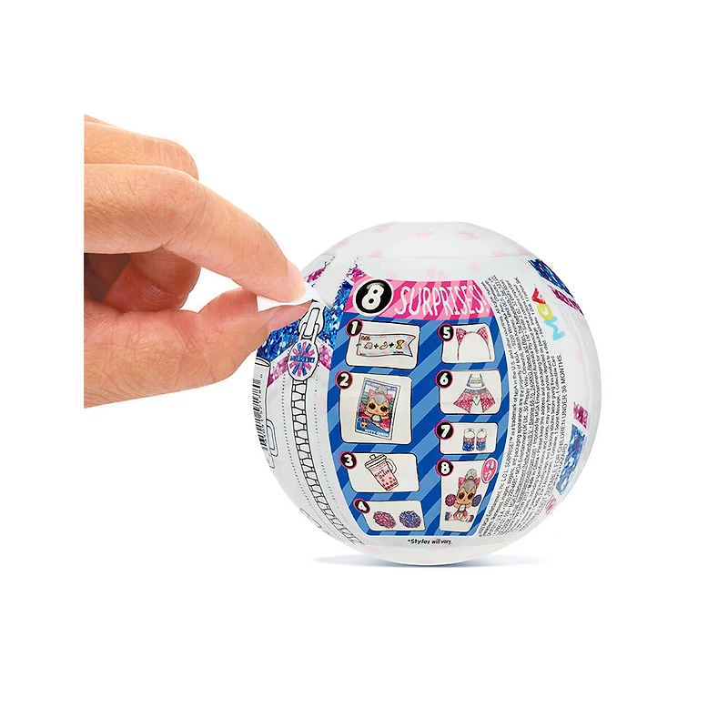 Poupées scintillantes L.O.L. Surprise! All-Star B.B.s Sports de la série 2 Cheer Team avec 8 surprises