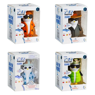 Figurines Pudgy Penguins, boîte à fenêtre, emb. de 1 + code pour expérience numérique