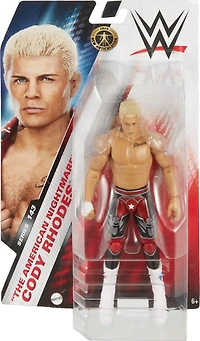 WWE "The American Nightmare" Cody Rhodes Action Figure, 6-inch Collectible Superstar with Articulation
