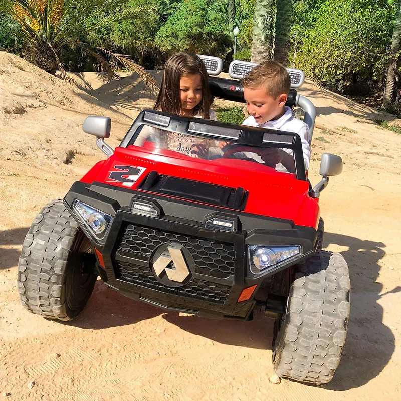 Monster Truck surélevé 24 V INJUSA avec roues en caoutchouc EVA - Édition anglaise