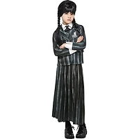 Costume d'uniforme scolaire Wednesday Addams taille très-grand (14-16)