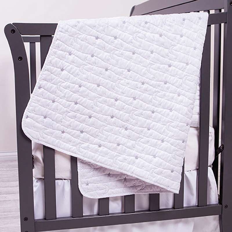 Sammy & Lou Nursery Quilt -Moon & Stars