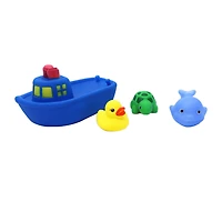 Buba Baby  4 jouets de bain : bateau et animaux