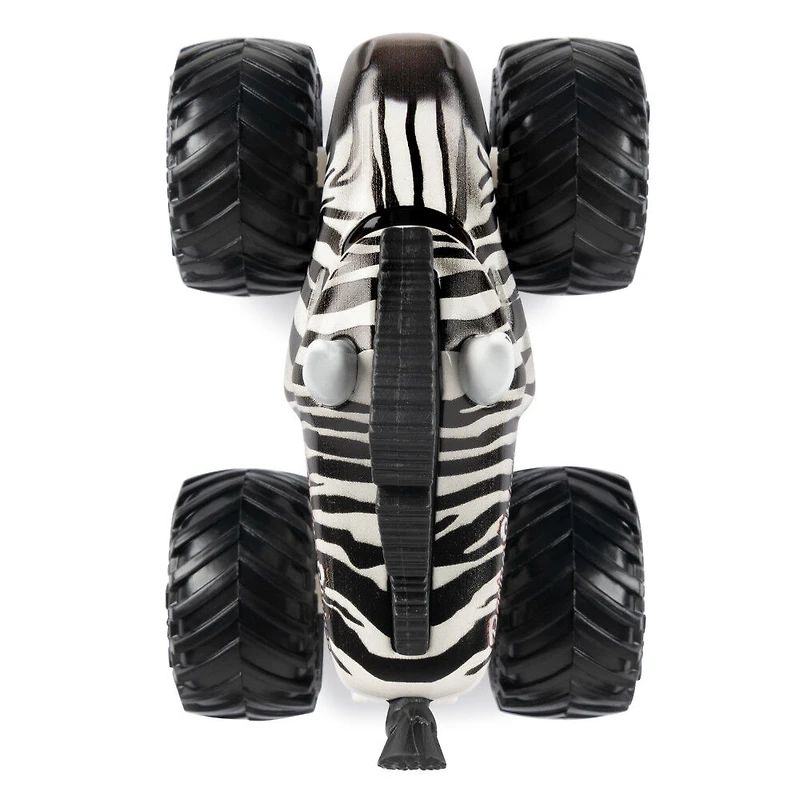 Monster Jam, Monster trucks en métal moulé Racing Stripes Vs. Rainbow Blast officiels, échelle 1:64