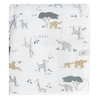 Couverture En Bambou Perlimpinpin- Safari