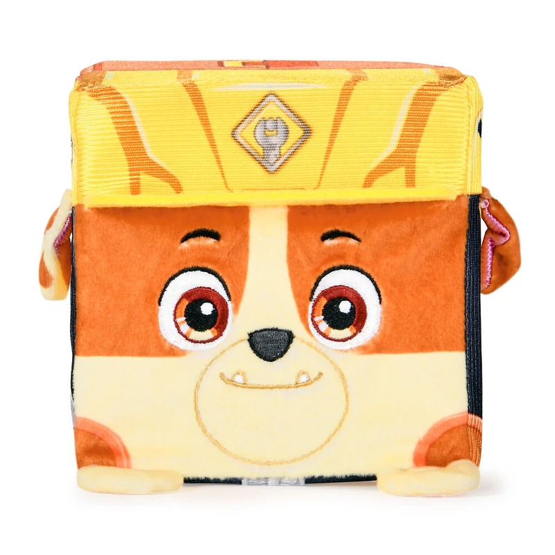 Rubble and Crew, Animaux en peluche, Ruben, peluche en forme de cube de 10,16 cm
