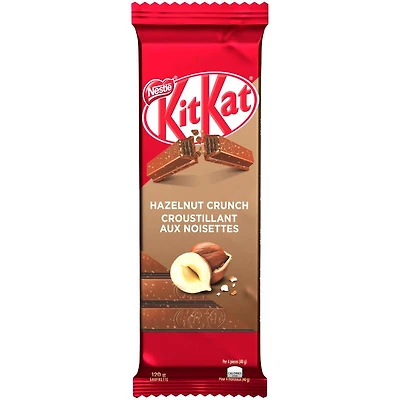 Kitkat Croustillant Aux Noisettes, Tablette, 120 G