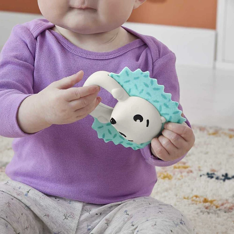 Fisher-Price Hérisson câlin sonore, sensoriel et jeu sur le ventre