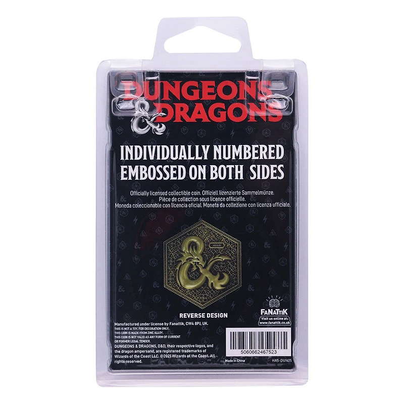 Pièce de collection en édition limitée Donjons et Dragons