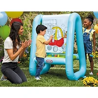 Chevalet gonflable 3 en 1 Little TikesMD Paint and Play de jardin avec accessoires
