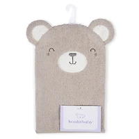 Koala Baby - Gant de bain pour bébé - Ours brun