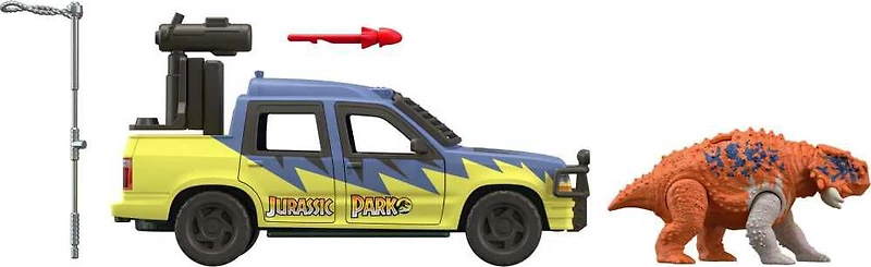 Jurassic Park - Véhicule Traque et Exploration, dinosaure, 2 access.