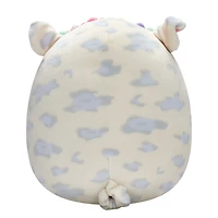 Squishmallow 7.5" - Rosie le Cochon Tacheté avec Couronne de Fleurs