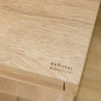 Sweedi Table de chevet 1 tiroir en bois massif Bois naturel