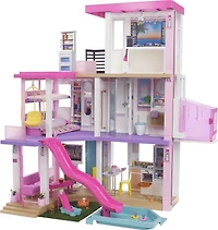 Barbie - Maison de poupée (109 cm), piscine, glissade, lumières, sons