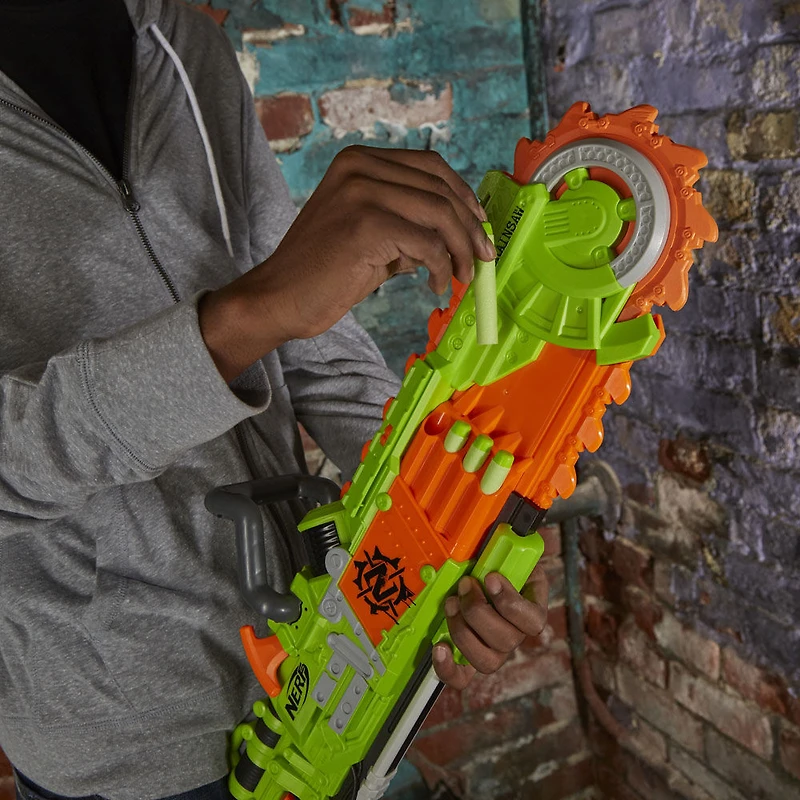 Nerf Zombie Strike Brainsaw Dart-Firing Blaster - R Exclusive