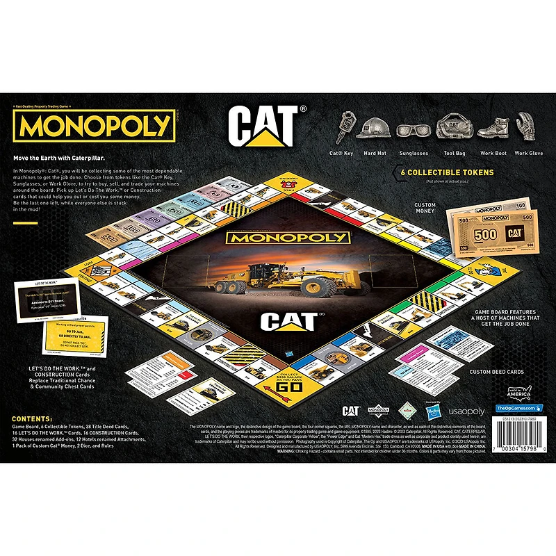 USAopoly MONOPOLY: Caterpillar - Édition anglaise