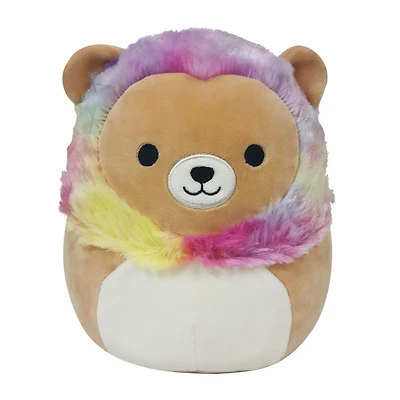 Petite peluche Squishmallows 19 cm - Lion orange avec crinière arc-en-ciel - Édition anglaise