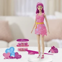 Play-Doh Barbie Coeurs et coiffure, coffret de pâte à modeler