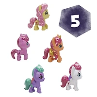 My Little Pony Mini Monde Magique Mini maison de cristal, coffret créatif avec 5 figurines de collection