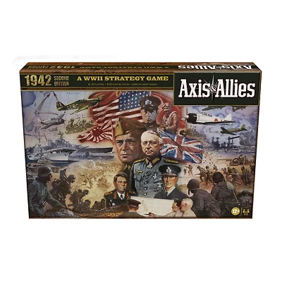 Avalon Hill Axis and Allies 1942 Second Edition WWII Strategy Board Game - English Edition