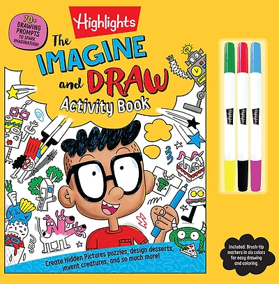 The Imagine and Draw Activity Book - Édition anglaise