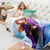 Jeté sherpa la reine des neiges disney, 50 x 60 pouces