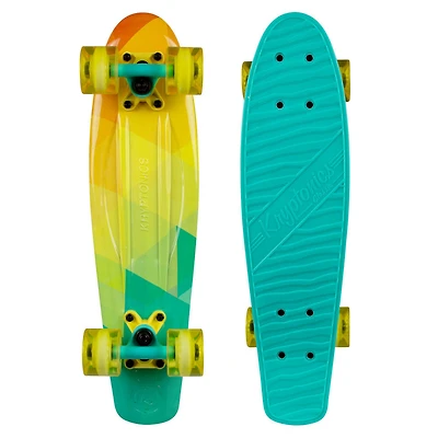 Kryptonics Classic 22,5 "Triangle complet de planche à roulettes arc-en-ciel