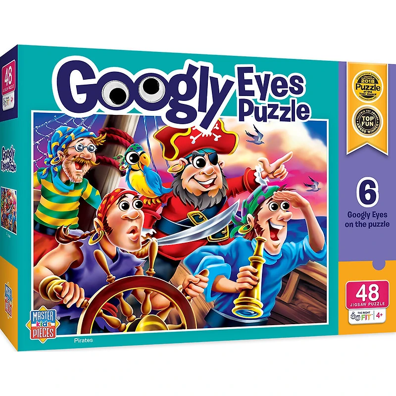 Googly Eyes - Pirates 48 Piece Puzzle - English Edition